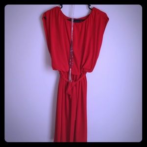 Red women dress